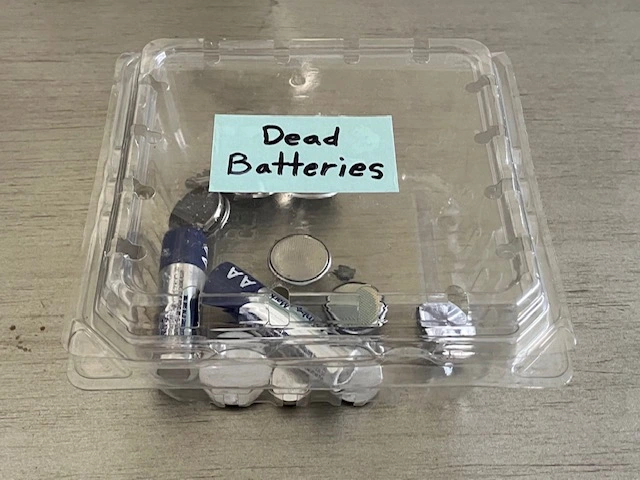 dead batteries of remote