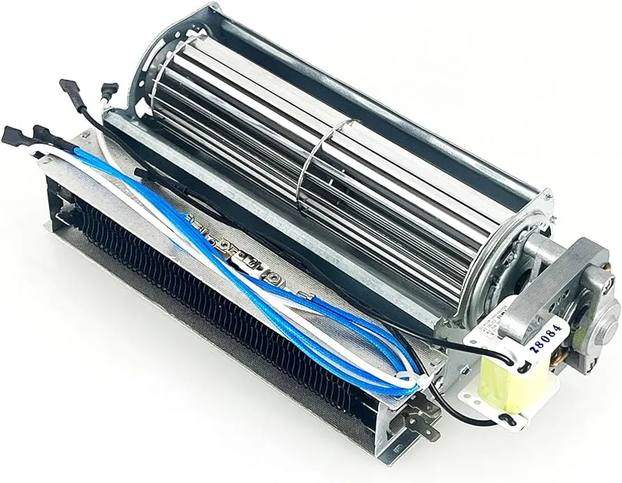 Electric fireplace fan
