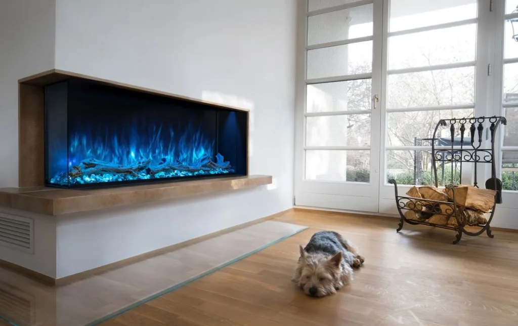 electric fireplace making beeping noise